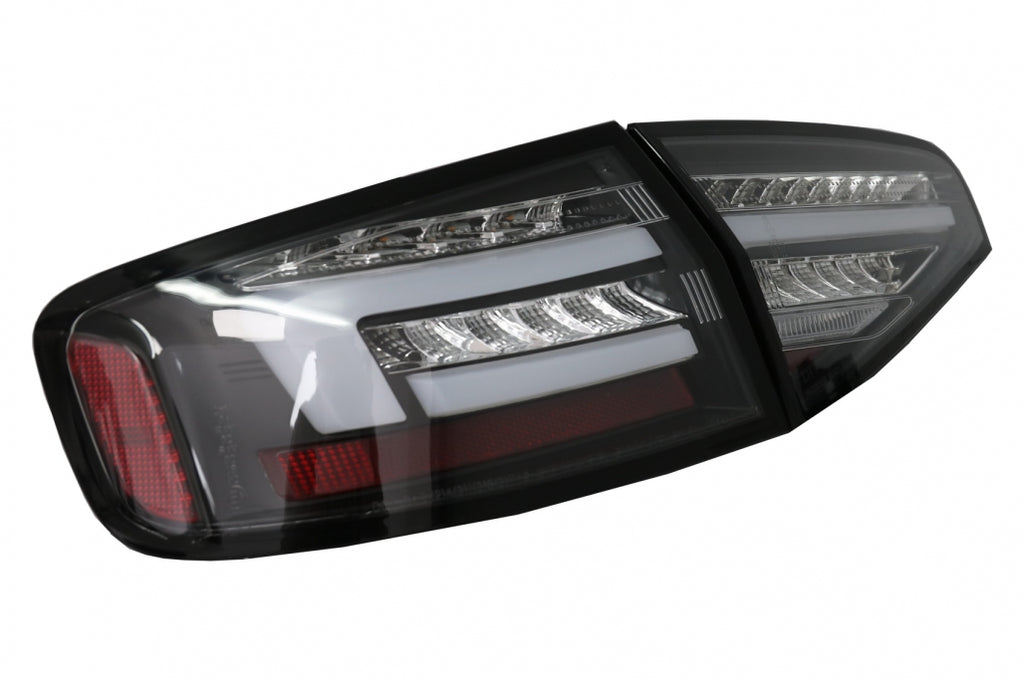 Fanali posteriori a LED Audi A4 B8 Sedan (2012-2015) Red nero Dynamic Sequential Turning Lights