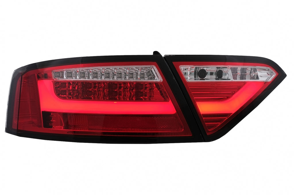 Fanali posteriori a LED Audi A5 8T Coupe Cabrio Sportback (2007-2009) Red Clear