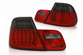 Fanali Posteriori LED BMW Serie 3 E46 Coupe 2 Porte (04.2003-2005) Rosso Fumè