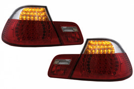 Fanali Posteriori LED BMW Serie 3 E46 Coupe Non-Facelift (1999-2003) Red Clear