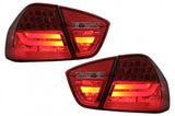 Fanali Posteriori LED BMW Serie 3 E90 (2005-2008) LED Light Bar LCI Design Red Clear