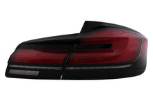 Carica l&#39;immagine nel visualizzatore di Gallery, Fanali Posteriori LED BMW Serie 5 F10 (2011-2017) con Luce di svolta sequenziale dinamica Upgrade to LCI G30 Design
