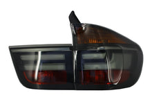 Carica l&#39;immagine nel visualizzatore di Gallery, Fanali Posteriori LED BMW X5 E70 (2007-2010) Light Bar LCI Facelift Look Smoke