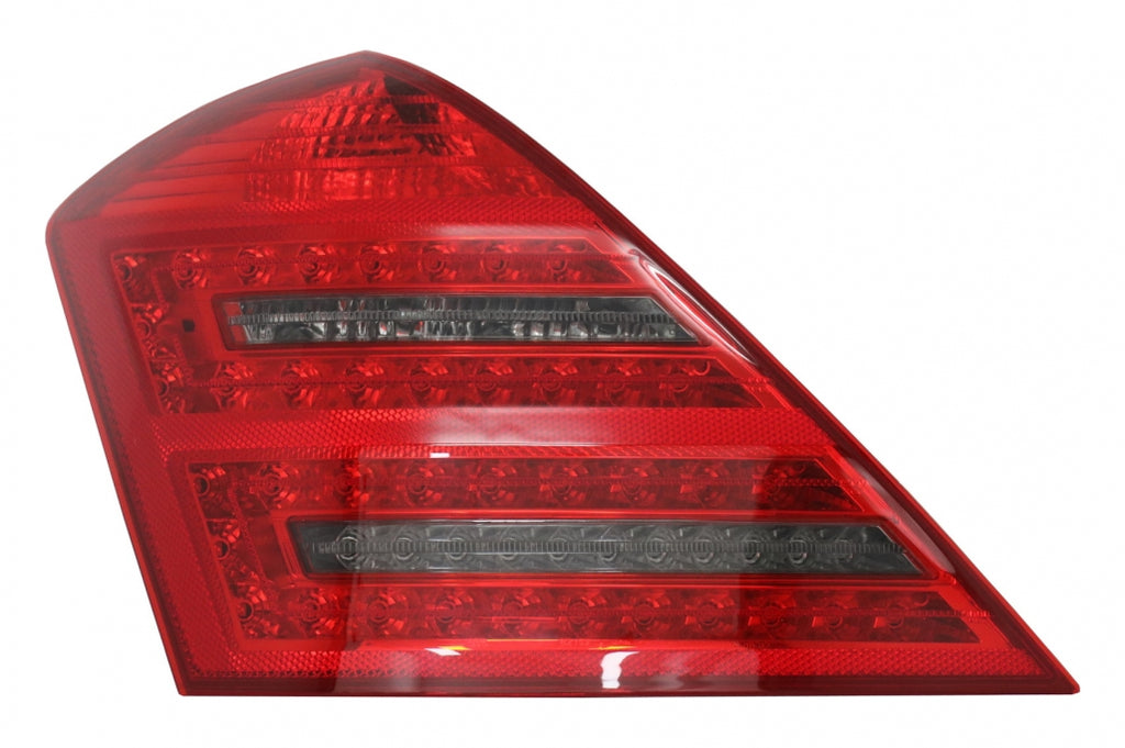Fanali Posteriori LED Mercedes Classe S W221 (2005-2009) Rosso Fumè con Dynamic Sequential Turning Signal