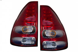 Fanali Posteriori LED Toyota Land Cruiser FJ120 (2003-2008) Red Clear