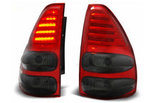 Carica l&#39;immagine nel visualizzatore di Gallery, Fanali Posteriori LED Toyota Land Cruiser FJ120 (2003-2008) Rosso Fumè