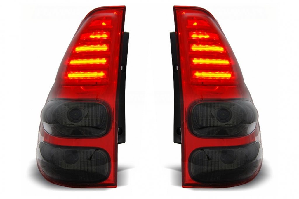 Fanali Posteriori LED Toyota Land Cruiser FJ120 (2003-2008) Rosso Fumè