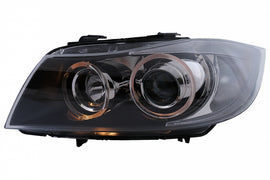 lato sinistro Angel Eyes Xenon Fari Anteriori BMW Serie 3 E90 Sedan E91 Touring (03.2005-2008) Chorme
