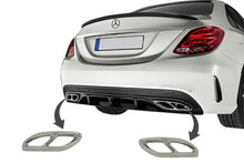 Carica l&#39;immagine nel visualizzatore di Gallery, Finali di scarico Mercedes Classe C W205 S65 E65 GLE W166 X166 GLC W253 Sport Design
