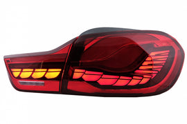 Fanali Posteriori LED BMW Serie 4 F32 F33 F36 M4 F82 F83 (2013-03.2019) Red con Luce di svolta sequenziale dinamica