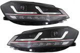 Fari Anteriori Osram Full LED LEDriving VW Golf MK7.5 Facelift (2017-2020) GTI Look Aggiornamento per lampade alogene con Luce di svolta sequenziale dinamica