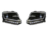 Fari Anteriori Osram LED riving Full LED VW Amarok (2010+) Luce di svolta sequenziale dinamica Nero