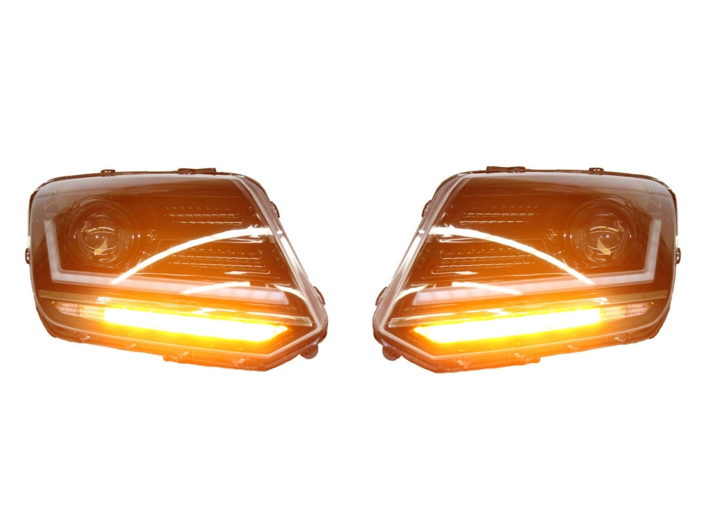 Fari Anteriori Osram LED riving Full LED VW Amarok (2010+) Luce di svolta sequenziale dinamica Nero