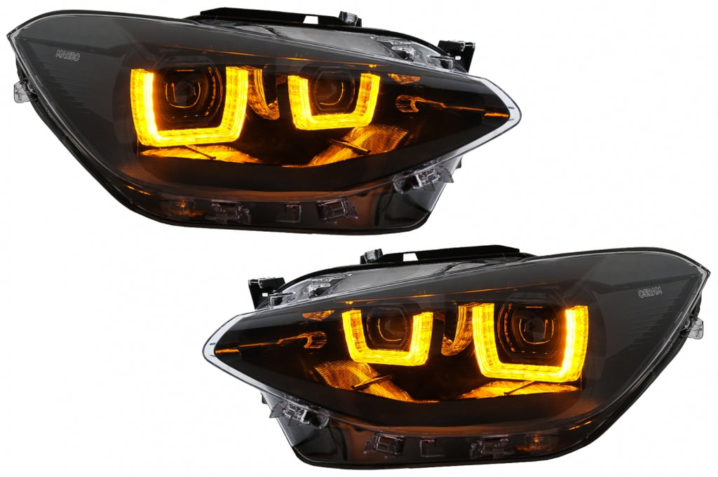 Fari Anteriori Osram LED riving Full LED BMW Serie 1 F20 F21 (06.2011-03.2015) Nero