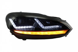 Fari Anteriori Osram Xenon Upgrade LEDriving VW Golf MK6 VI (2008-2012) Red GTI LED Luce di svolta sequenziale dinamica