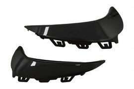 Aero Flaps Paraurti Posteriore Flics Side Fins Mercedes GLA SUV H247 (2020+) Sport Line Nero Lucido