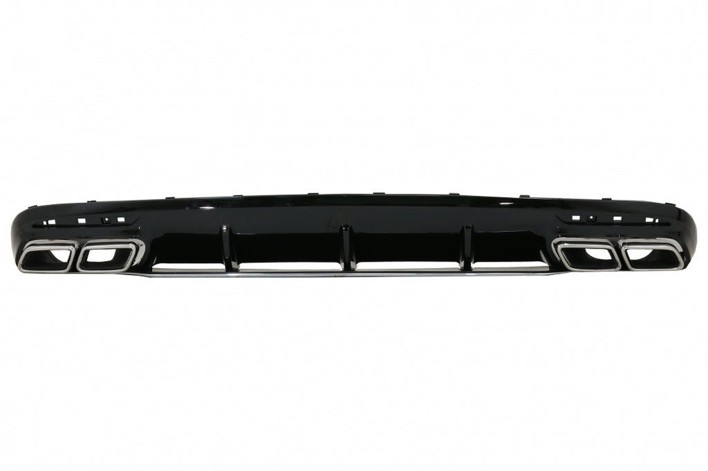 Diffusore Paraurti Posteriore con Finalini di Scarico Chrome Mercedes Classe S C217 Coupe (2014-2020) S63 Facelift Design
