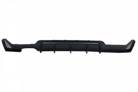 Diffusore Paraurti Posteriore BMW Serie 4 F32 F33 F36 (2013-2019) Coupe Cabrio M Design Doppia Uscita Sinistra Nero