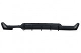 Diffusore Paraurti Posteriore BMW Serie 4 F32 F33 F36 (2013-2019) Coupe Cabrio M Design Doppia Uscita Sinistra Nero