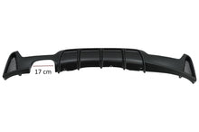 Carica l&#39;immagine nel visualizzatore di Gallery, Diffusore Paraurti Posteriore BMW Serie 4 F32 F33 F36 (2013-2019) Coupe Cabrio M Design Doppia Uscita Sinistra Nero