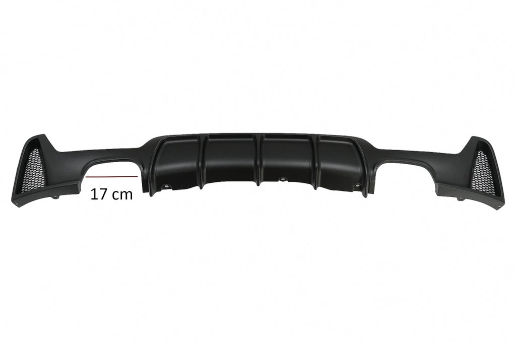 Diffusore Paraurti Posteriore BMW Serie 4 F32 F33 F36 (2013-2019) Coupe Cabrio M Design Doppia Uscita