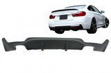 Diffusore Paraurti Posteriore BMW F32 F33 F36 (2013-) Coupe Cabrio Serie 4 M Performance Design Doppia Uscita Singola