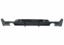 Diffusore Paraurti Posteriore BMW F32 F33 F36 (2013-) Coupe Cabrio Serie 4 M Performance Design Singola Uscita Nero Lucido