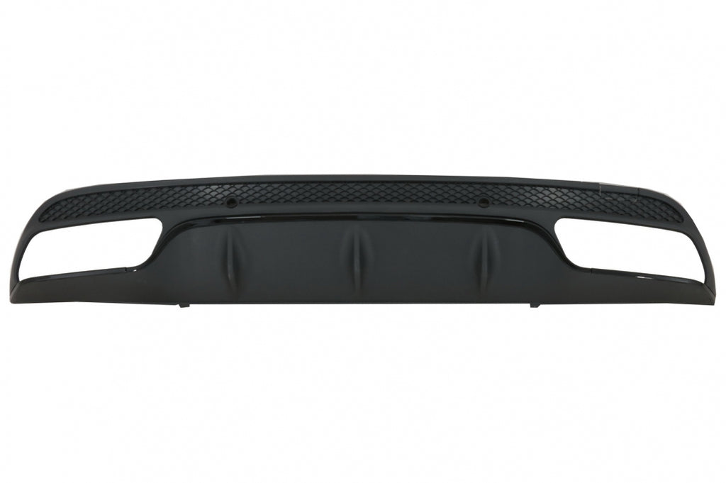 Diffusore Paraurti Posteriore Mercedes Classe C W205 S205 (2014-2020) C63 Design Only per Sport Pack Edizione Nera