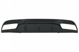 Diffusore Paraurti Posteriore Mercedes Classe C W205 S205 (2014-2020) C63 Design Only per Sport Pack Edizione Nera