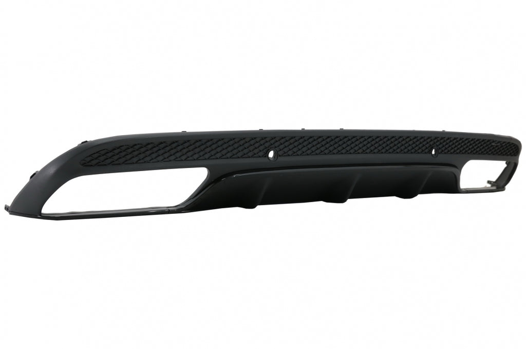 Diffusore Paraurti Posteriore Mercedes Classe C W205 S205 (2014-2020) C63 Design Only per Sport Pack Edizione Nera