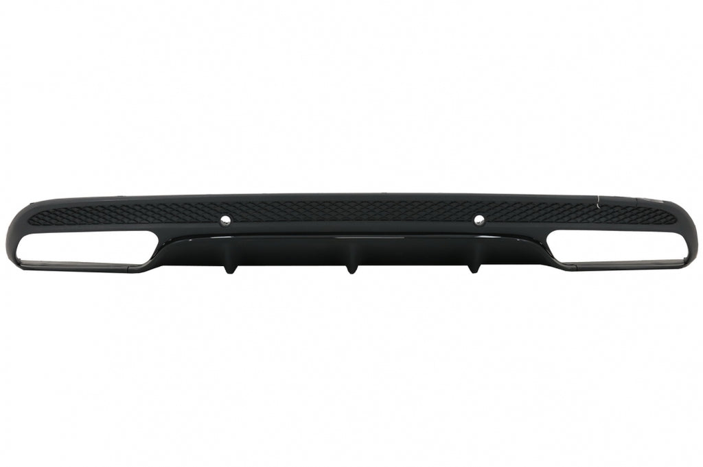 Diffusore Paraurti Posteriore Mercedes Classe C W205 S205 (2014-2020) C63 Design Only per Sport Pack Edizione Nera