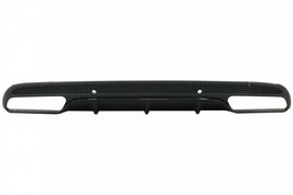 Diffusore Paraurti Posteriore Mercedes Classe C W205 S205 (2014-2020) C63 Design Only per Sport Pack Edizione Nera
