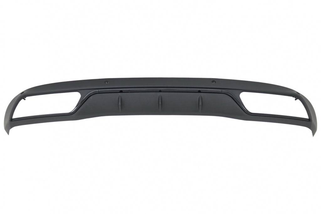 Diffusore Paraurti Posteriore Mercedes Classe C W205 S205 (2014-2018) C63 Look Shadow Nero only per Standard Bumper