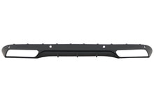 Carica l&#39;immagine nel visualizzatore di Gallery, Diffusore Paraurti Posteriore Mercedes Classe C W205 S205 (2014-2018) C63 Look Shadow Nero only per Standard Bumper