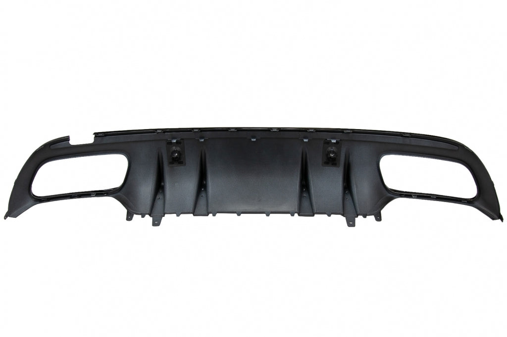 Diffusore Paraurti Posteriore MERCEDES Classe C W205 S205 (2014-2020) C63S Design Silver Tips Only per AMG Sport Line
