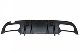 Diffusore Paraurti Posteriore MERCEDES Classe C W205 S205 (2014-2020) C63S Design Silver Tips Only per AMG Sport Line