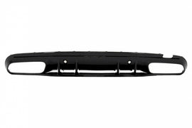 Diffusore Paraurti Posteriore Mercedes Classe C W205 S205 (2014-2020) C63S Design Nero Tips Only per AMG Sport Line