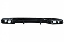 Diffusore Paraurti Posteriore con finalini di scarico Mercedes Classe E W213 S213 Standard (2016-2020) E63 Design