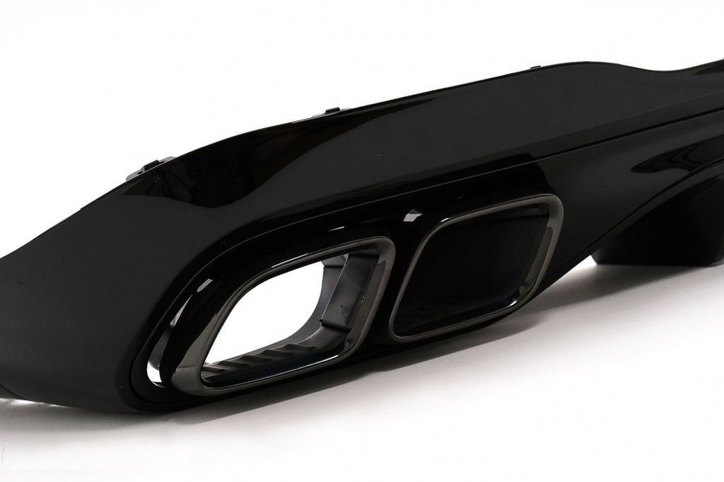 Diffusore Paraurti Posteriore con finalini di scarico Mercedes C Class W206 S206 Sport Line (2021+) C63 Design