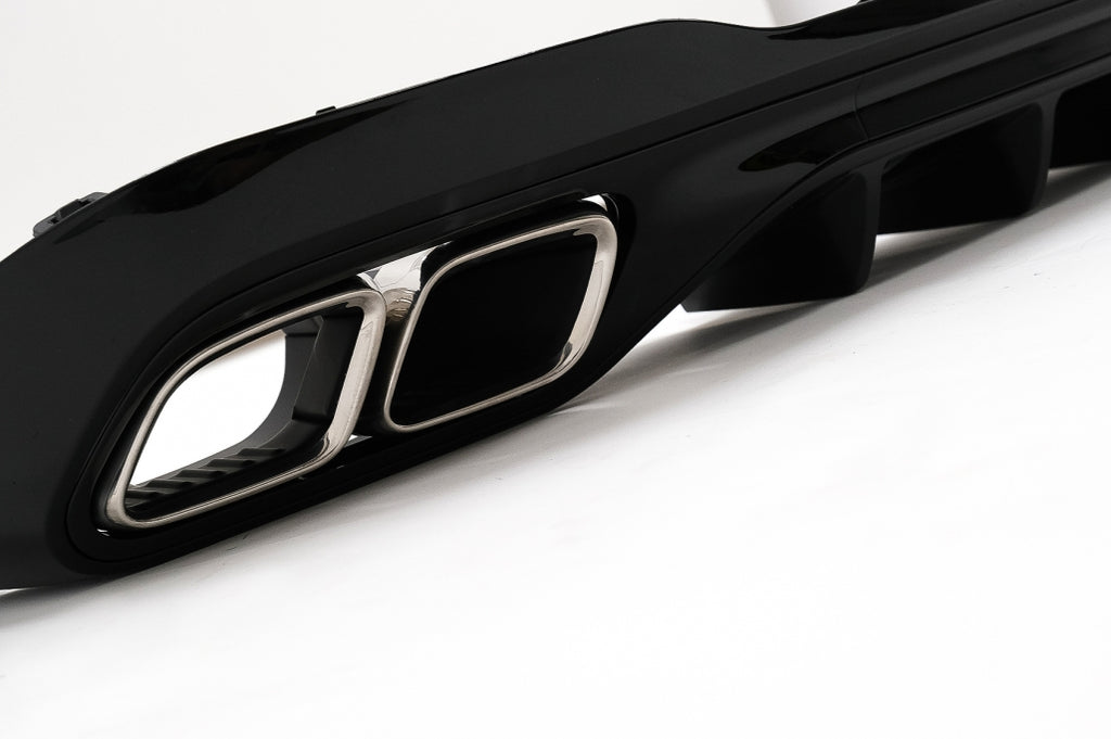 Diffusore Paraurti Posteriore con finalini di scarico Mercedes C Class W206 S206 Sport Line (2021+) C63 Design