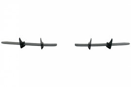 Splitter Estensione Paraurti Posteriore per Diffusore Posteriore VW Golf MK6 VI R20 (2008-2013) Nero