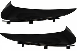 Pinne Laterali Paraurti Posteriore Mercedes Classe C C205 A205 (2014-2018) Coupe Cabriolet Nero Lucido