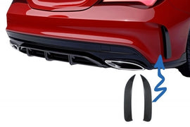 Paraurti Posteriore Splitters Fins Side Vent Flaps Flics Mercedes CLA W117 C117 X117 (2013-2018) CLA45 Design
