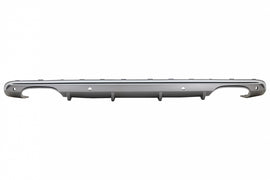 Diffusore paraurti posteriore doppia uscita Audi Q5 8R Facelift (2009-2016) paraurti S-Line