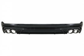 Diffusore Paraurti Posteriore Doppia Uscita Audi Q5 SUV FY S-Line (2018-2020) con con finalini di scarico Silver