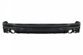 Diffusore Paraurti Posteriore Doppia Uscita Audi Q5 SUV FY S-Line (2018-2020) Nero Tips