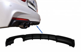 Diffusore Paraurti Posteriore BMW Serie 3 F30 F31 (2011+) M-Performance Design Left Outlet