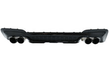Carica l&#39;immagine nel visualizzatore di Gallery, Diffusore Paraurti Posteriore Doppia Uscita con Finalini di scarico BMW X3 G01 (2018-2020) M Design Nero Lucido