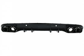 Diffusore Paraurti Posteriore Doppia Uscita con Finalini di scarico Mercedes Classe C C205 A205 Coupe Cabriolet (2014-2019) C43 Design Pacchetto Notte