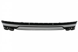 Diffusore Paraurti Posteriore Doppia Uscita con finalini di scarico Audi Q7 SUV 4M Facelift (2020+) SQ7 Design